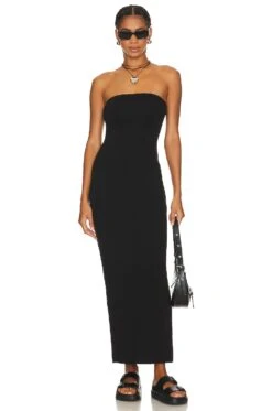 X Revolve Essential Dunn Maxi Dress Noir
