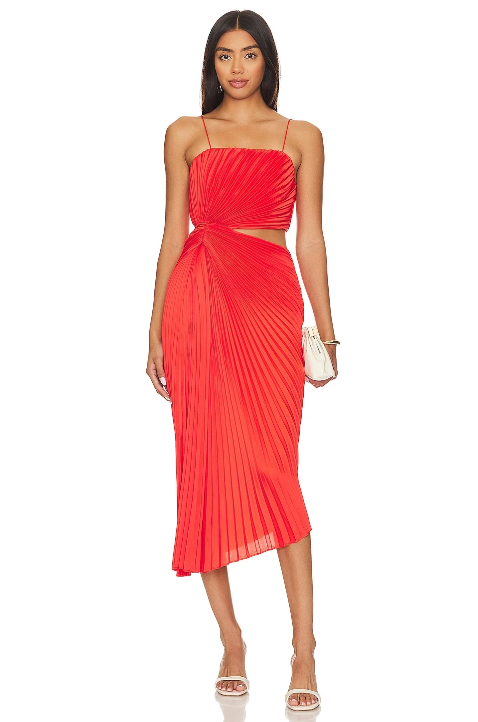 Alice + Olivia Fayeth Dress Chili Pepper - Image 4