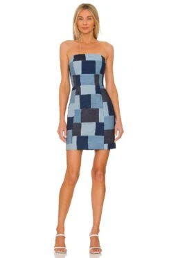 Mandy Dress Blue Multi