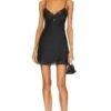ALEXANDER WANG Slip Dress With Lace Black