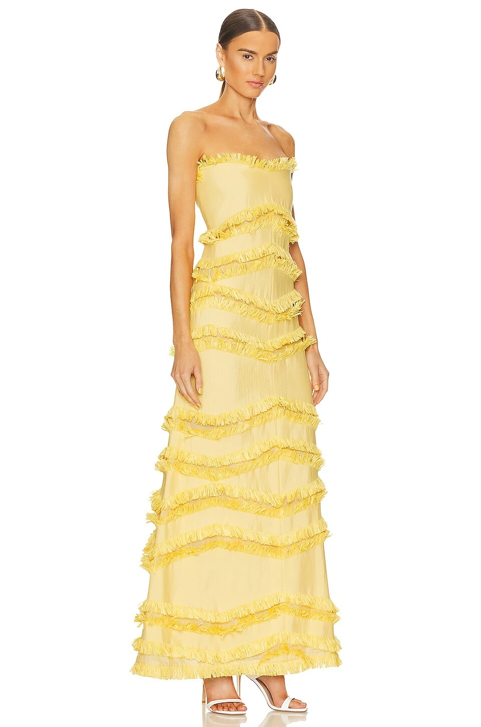 Reeve Gown Golden Raffia - Image 2