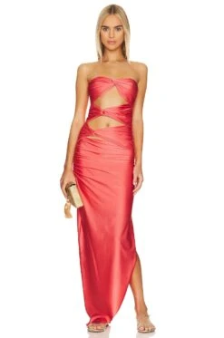Vera Maxi Dress Coral