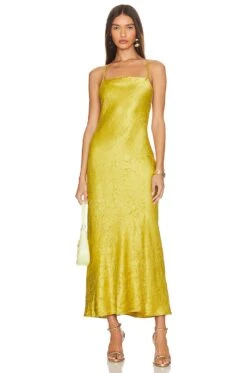 BEC + BRIDGE Carolina Maxi Dress Olive Oil