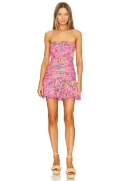 Fiora Short Dress Pink