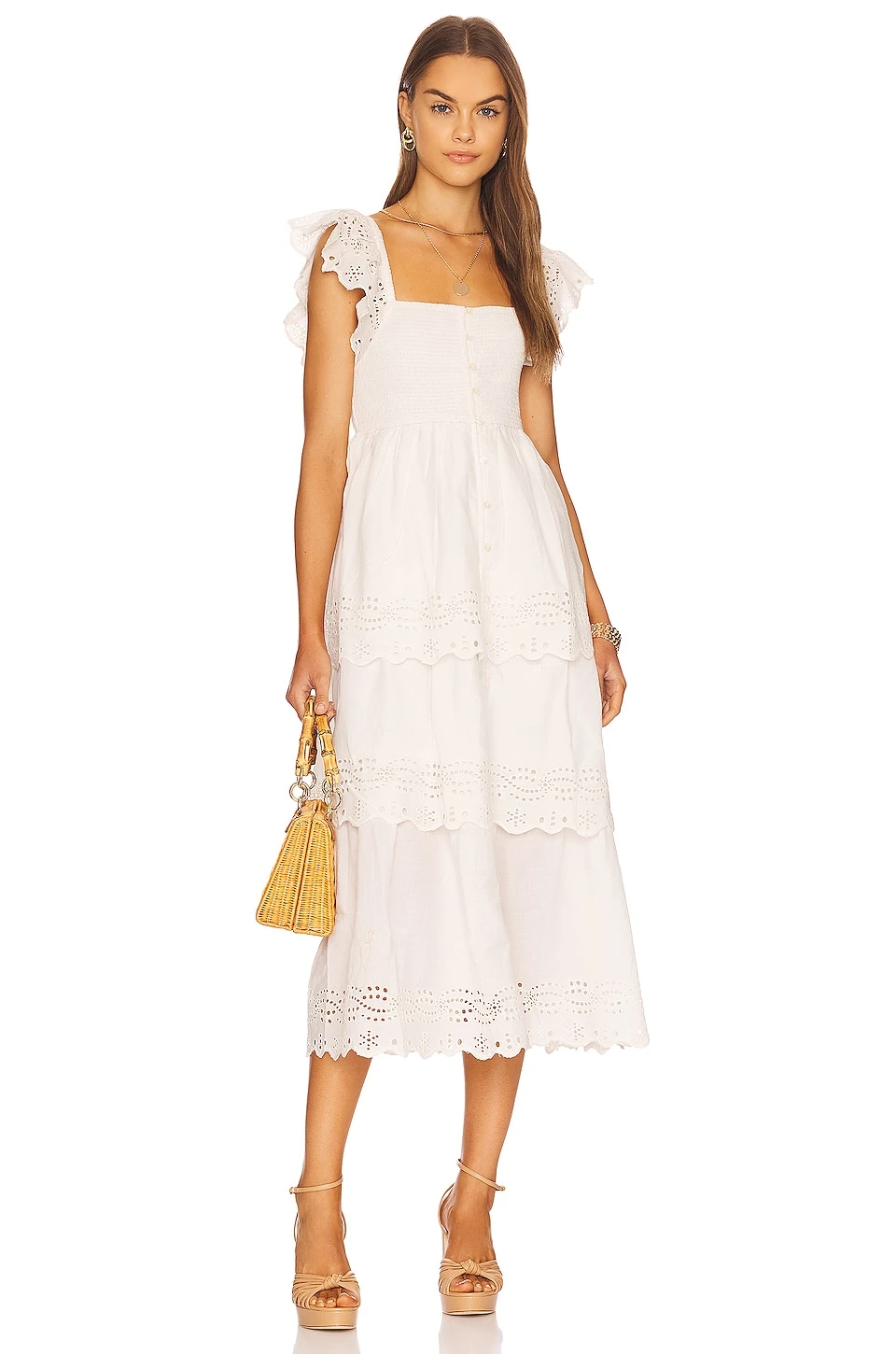 VESTIDO MIDI SUMMER Ivory
