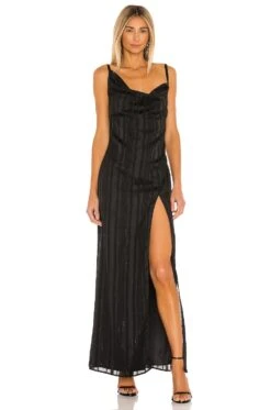 Camila Coelho Reyna Maxi Dress Black