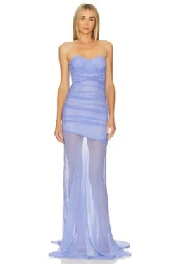 Camila Coelho Loire Gown Pale Violet