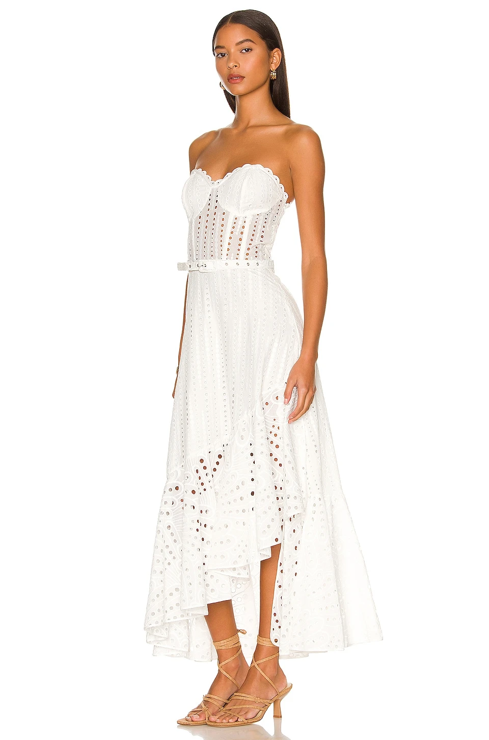 Aurora Maxi Dress White - Image 3