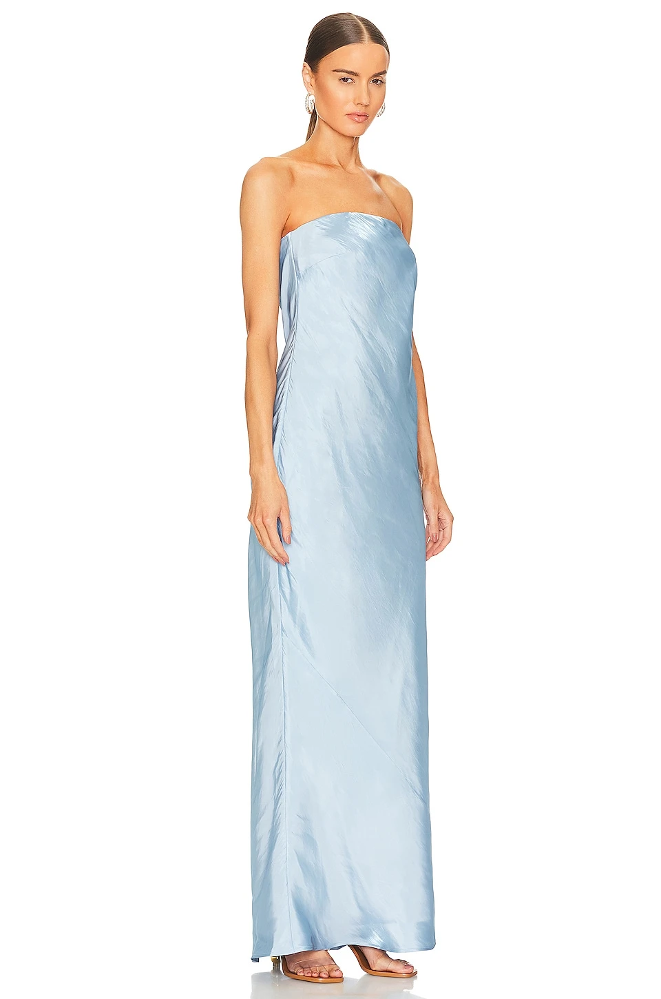 Cult Gaia Perla Gown Ice Blue - Image 2