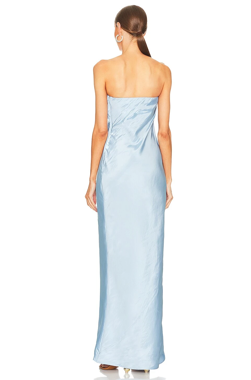 Cult Gaia Perla Gown Ice Blue - Image 3