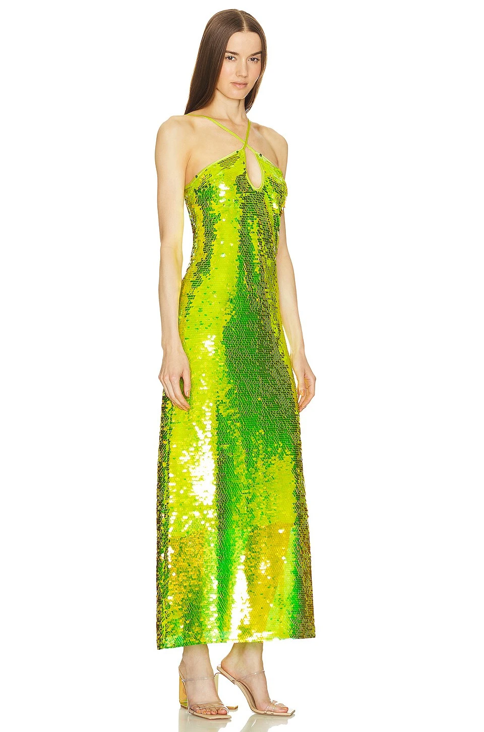 Cult Gaia Lily Dress Acid Fern - Image 2