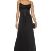 X REVOLVE Talia Gown Black