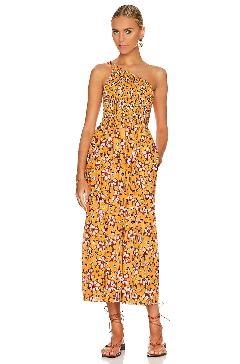 Faithfull The Brand X REVOLVE Khalani Midi Dress Li Reni Floral
