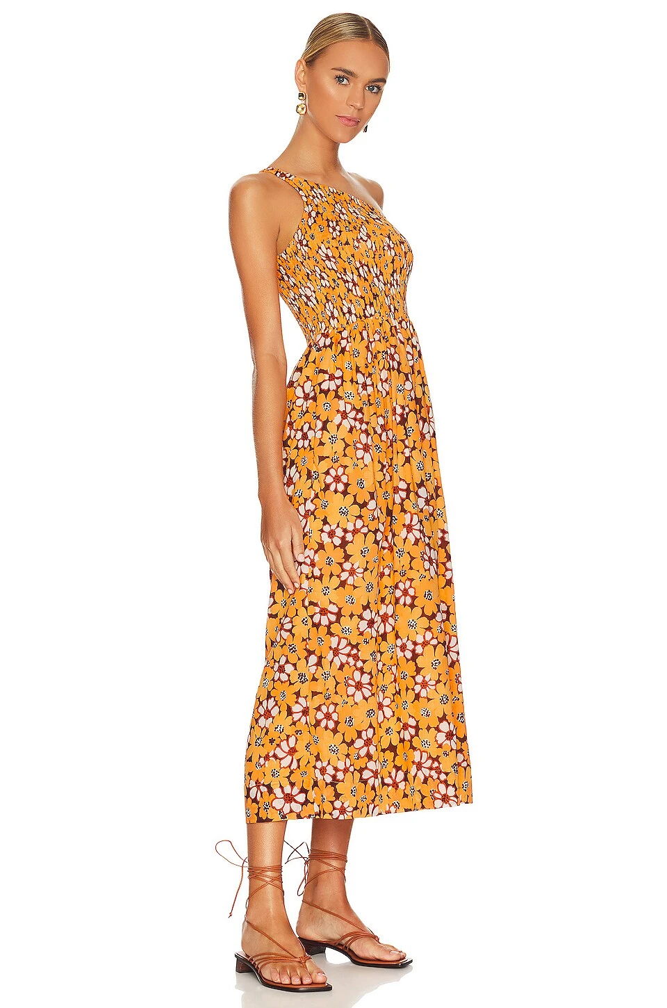 Faithfull The Brand X REVOLVE Khalani Midi Dress Li Reni Floral - Image 2