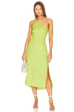 Faithfull The Brand X REVOLVE Beatrix Midi Dress Kiwi Fruit