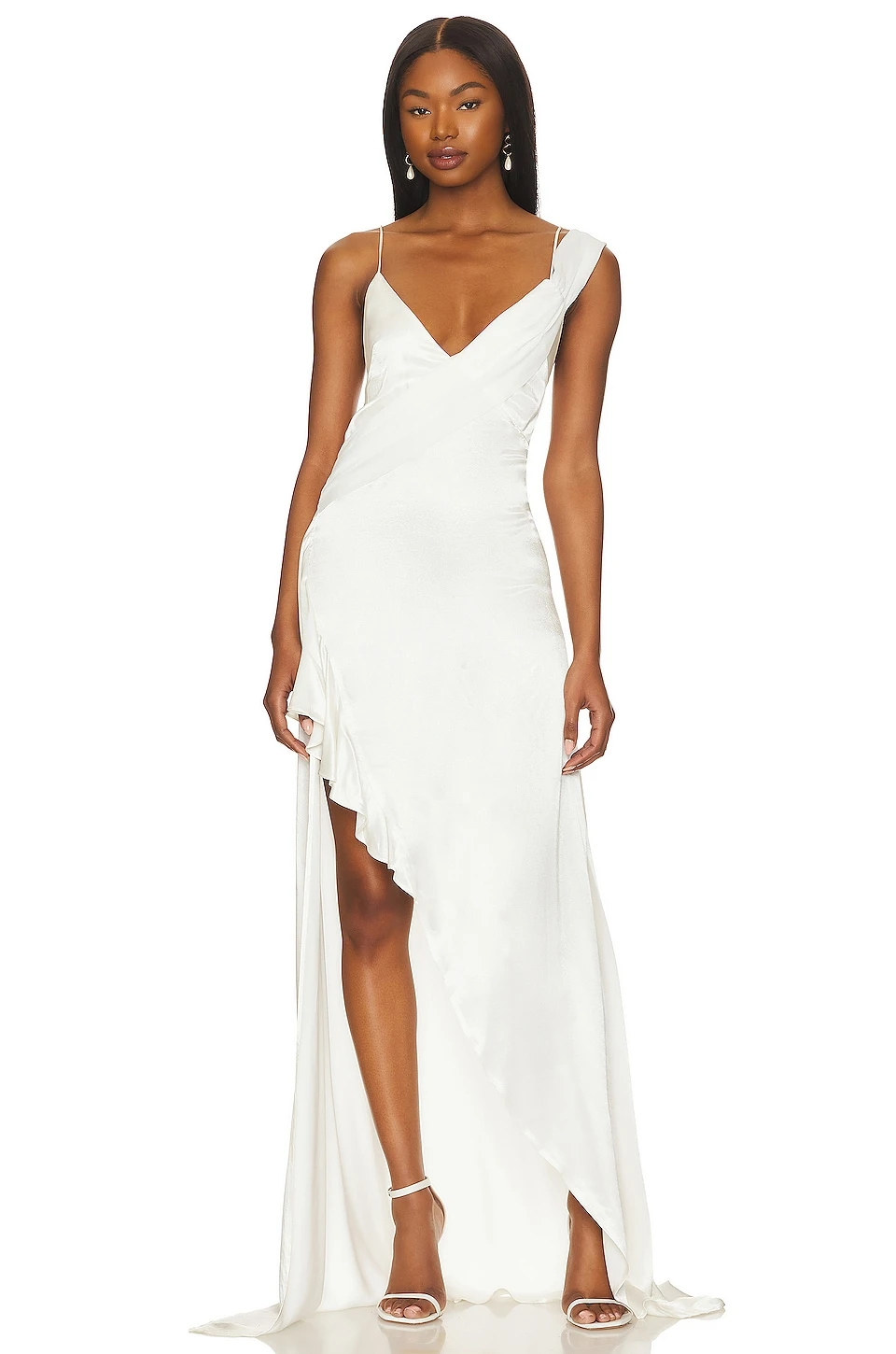James Maxi Dress White