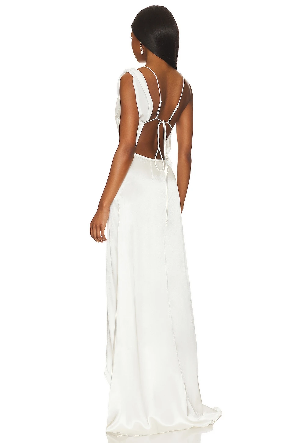 James Maxi Dress White - Image 3