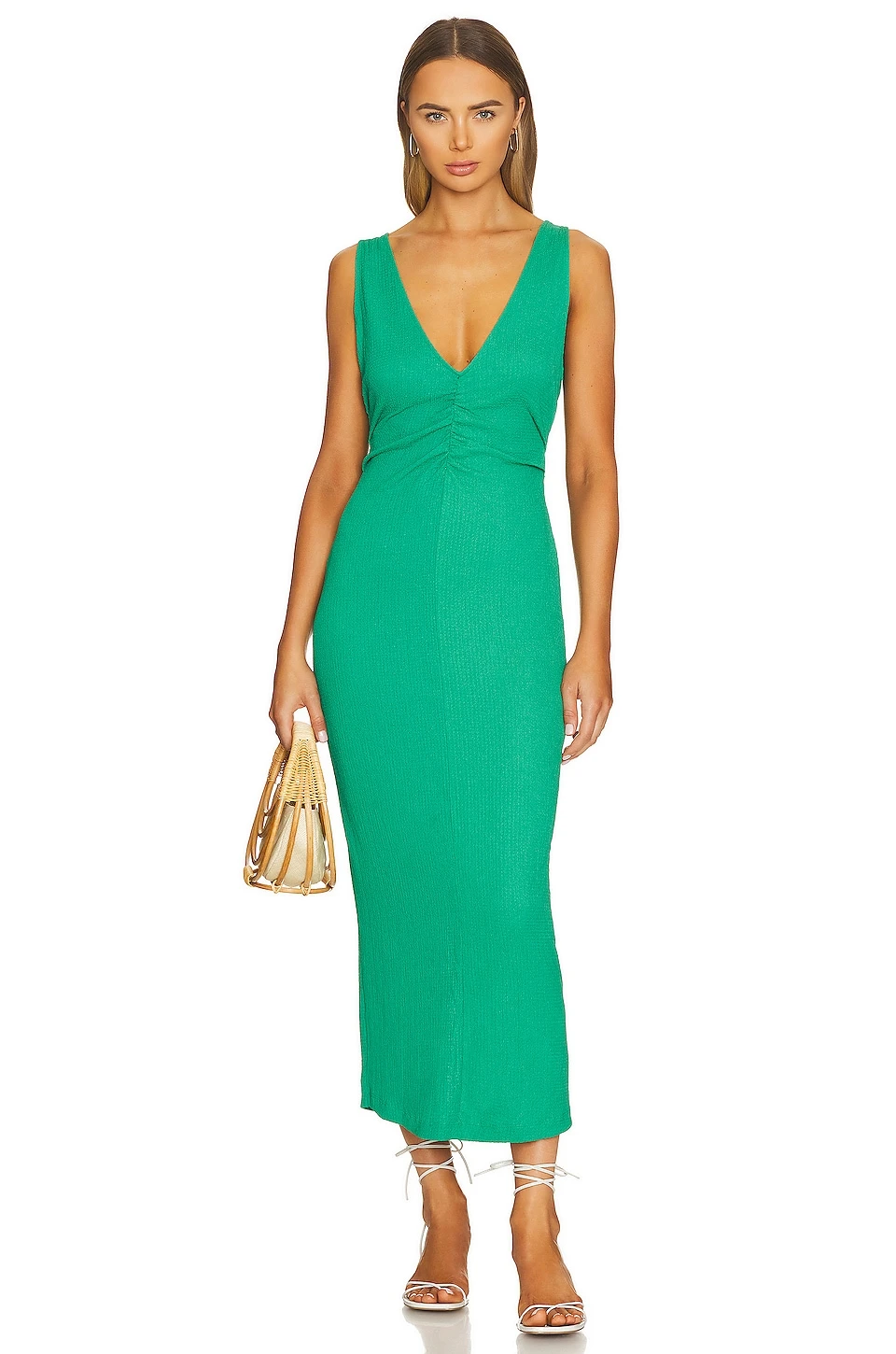FREE PEOPLE VESTIDO LYLA Golf Green