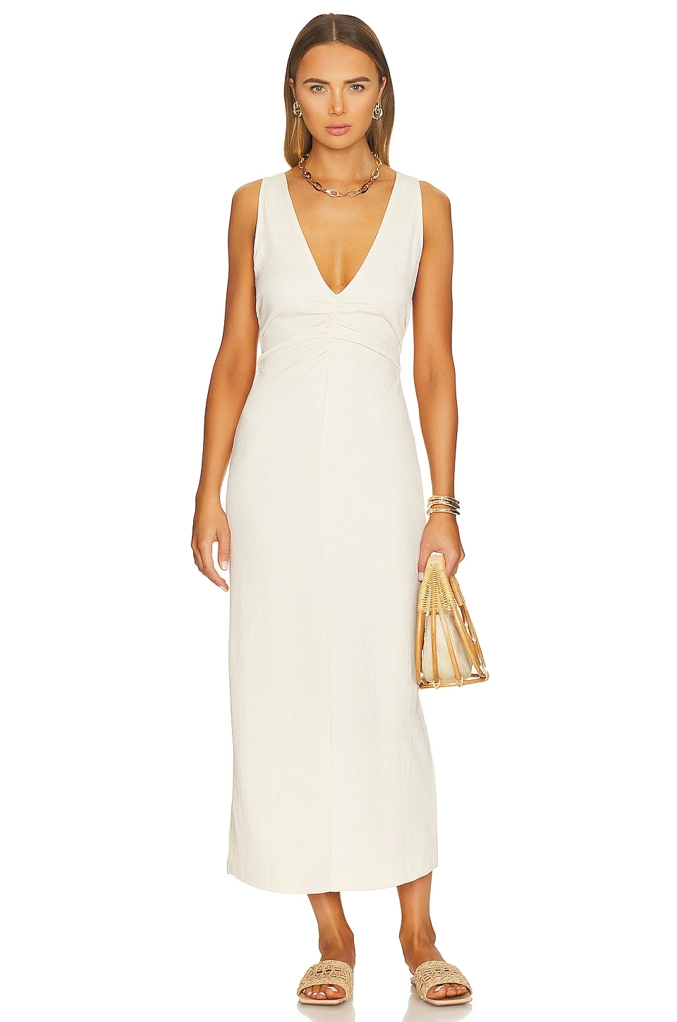 FREE PEOPLE VESTIDO LYLA Golf Green - Image 5