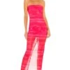 Rios Maxi Dress Strawberry Tie Dye