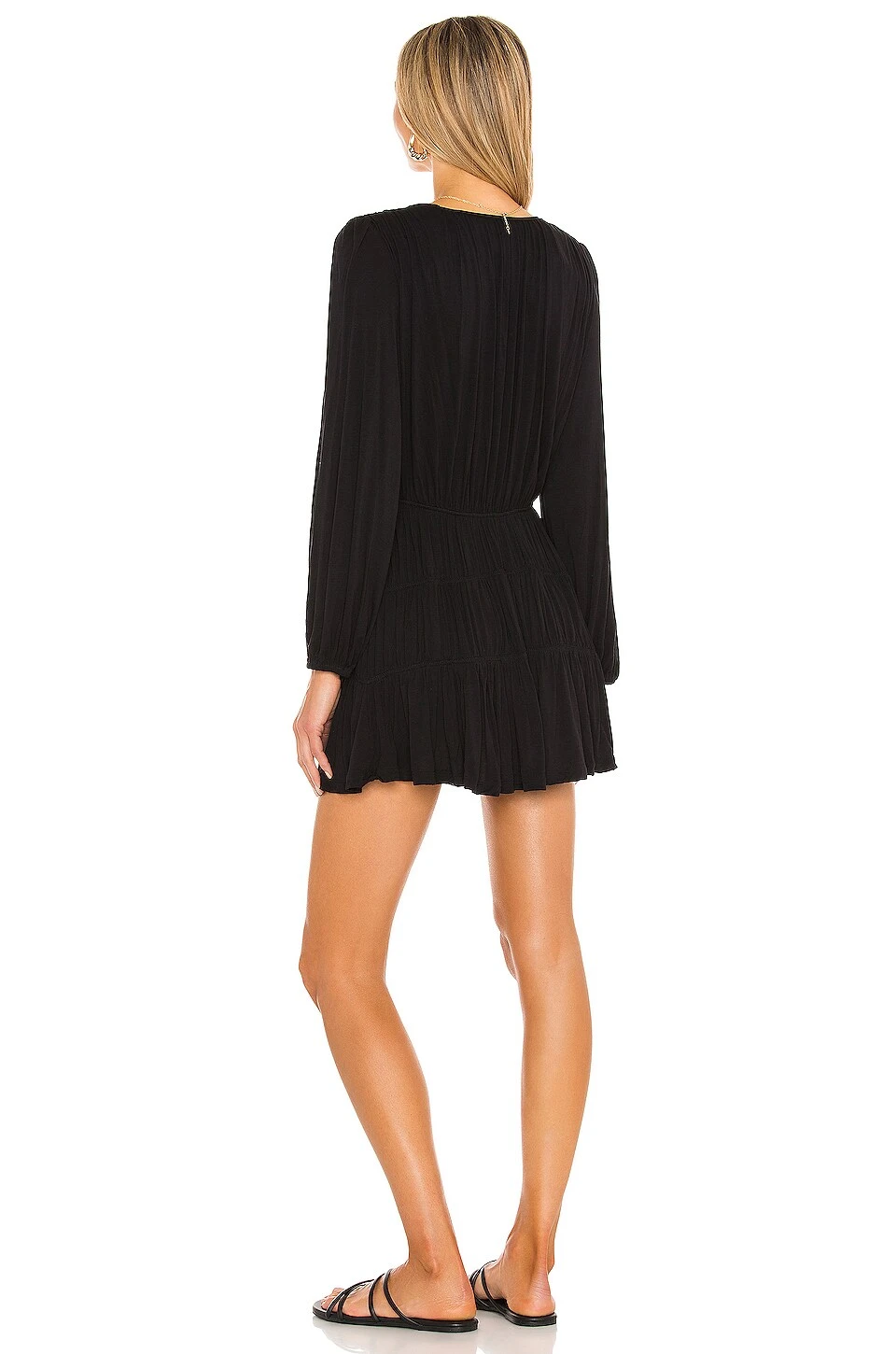 Francesca Mini Dress Black - Image 3