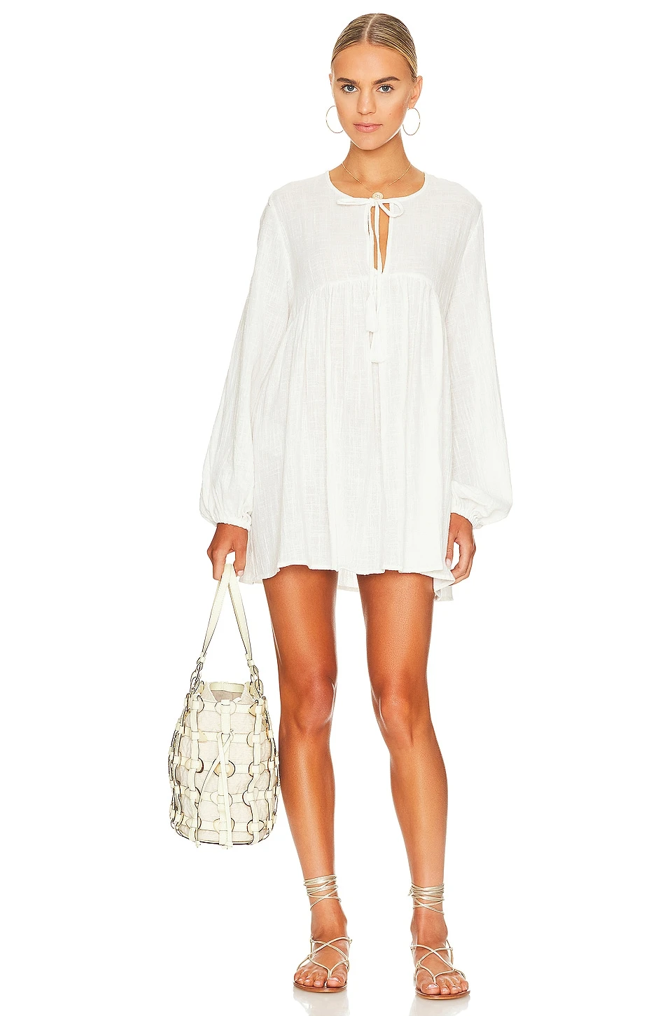 Ossa Mini Dress Natural - Image 2