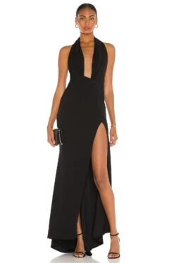 Legs For Days Gown Black