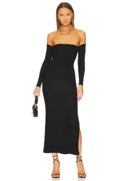 Off Shoulder Dress Black