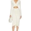 X Jetset Christina Norae Midi Dress Soft White
