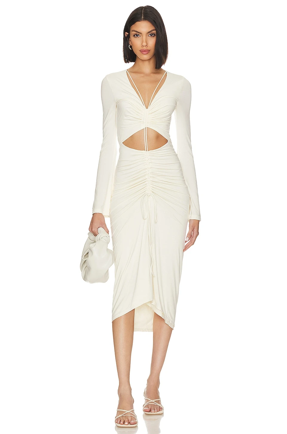 X Jetset Christina Norae Midi Dress Soft White