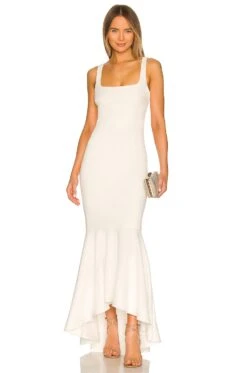 LIKELY Barnes Gown White