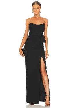 LIKELY Maddie Gown Black