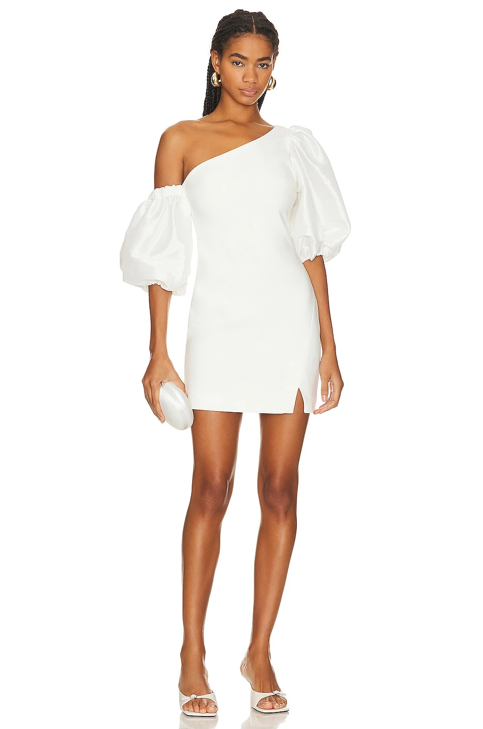 LIKELY Natasha Dress White - Image 5