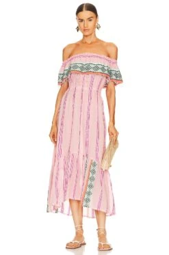 Rosa Beach Dress Multi Petal
