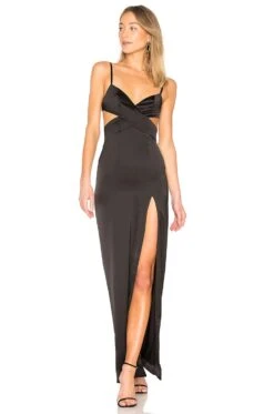 VESTIDO LARGO SAVANNAH Black