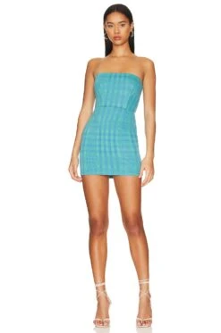 Montauk Mini Dress Oceanic Teal Blue