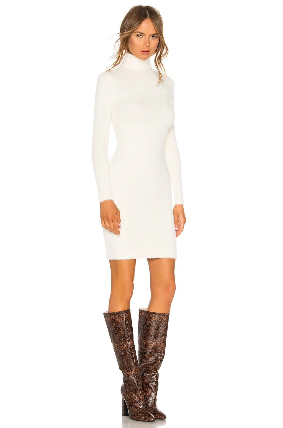 Surrey Sweater Dress Ivory - Image 2
