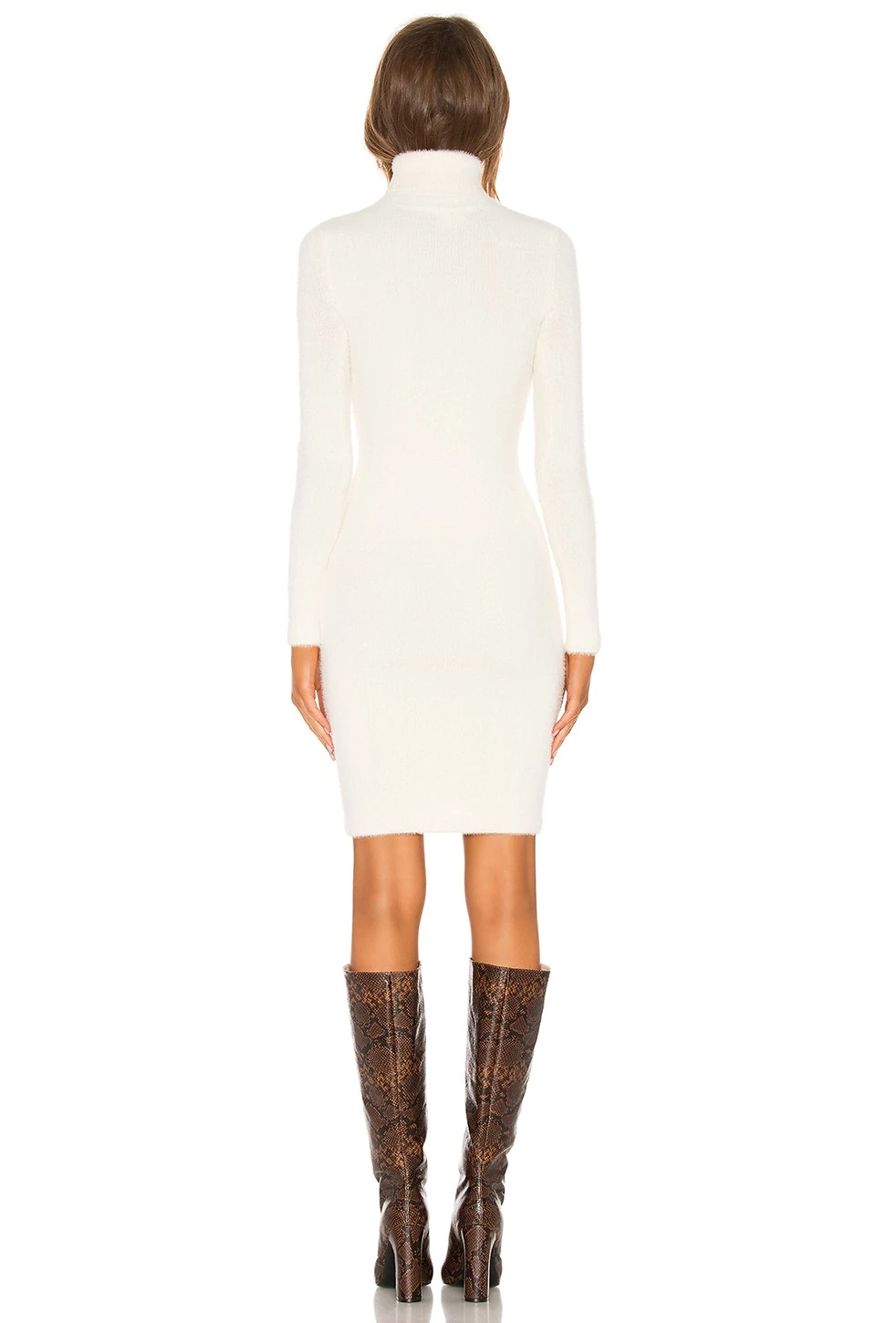 Surrey Sweater Dress Ivory - Image 3