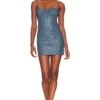 Cherie Mini Dress Sea Blue