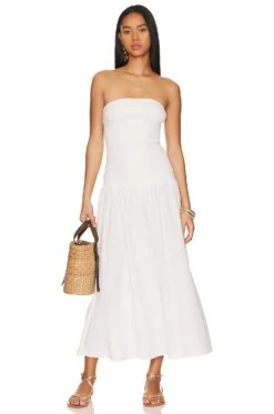 Lila Midi Dress Cream