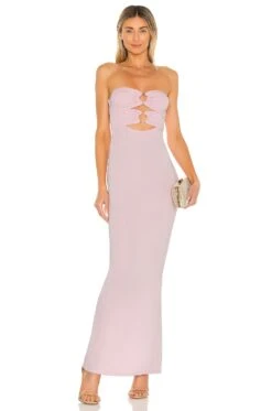 X REVOLVE Rylee Maxi Dress Lilac Pink