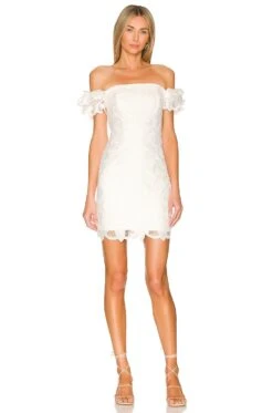 MILLY VESTIDO BRITTON White