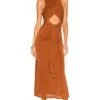 Thalia Dress Terracotta