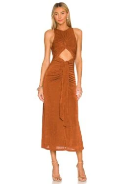 Thalia Dress Terracotta