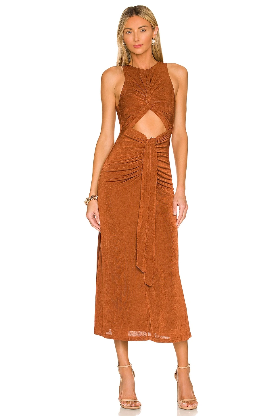 Thalia Dress Terracotta