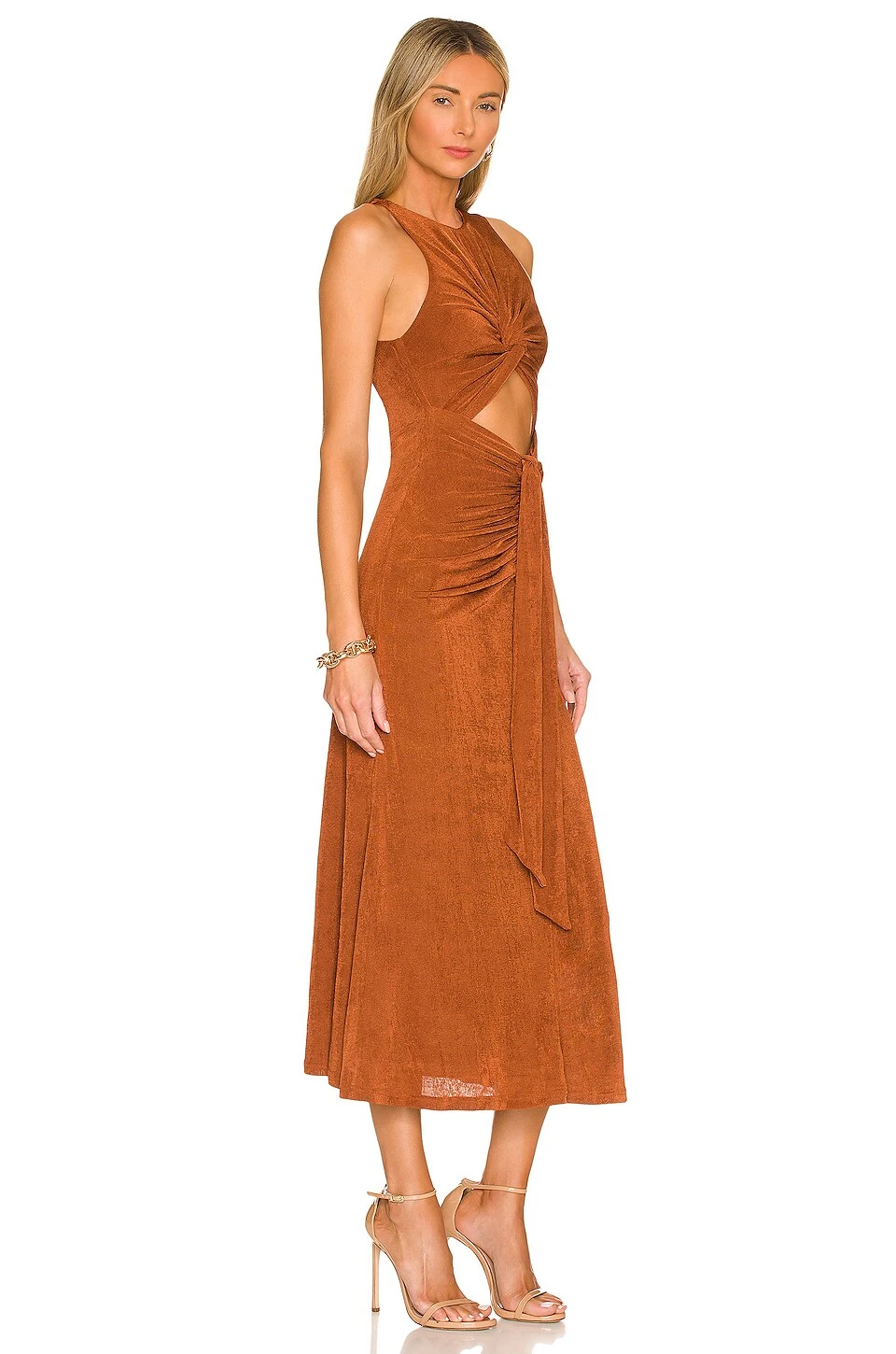 Thalia Dress Terracotta - Image 2