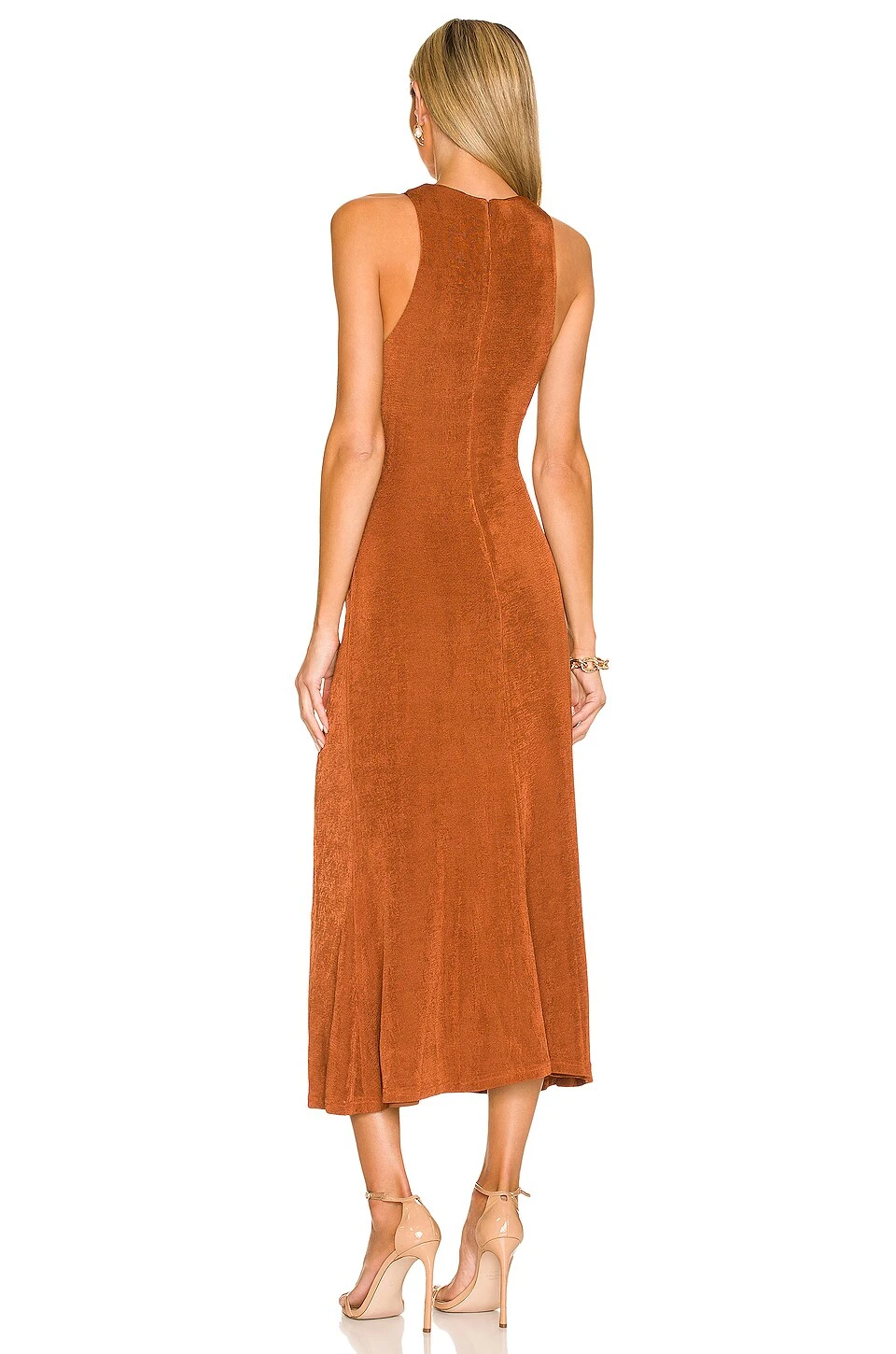 Thalia Dress Terracotta - Image 3