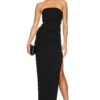 Blythe Bonded Gown Black