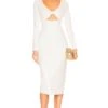Gracen Midi Dress White