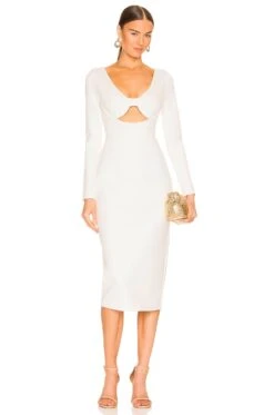 Gracen Midi Dress White